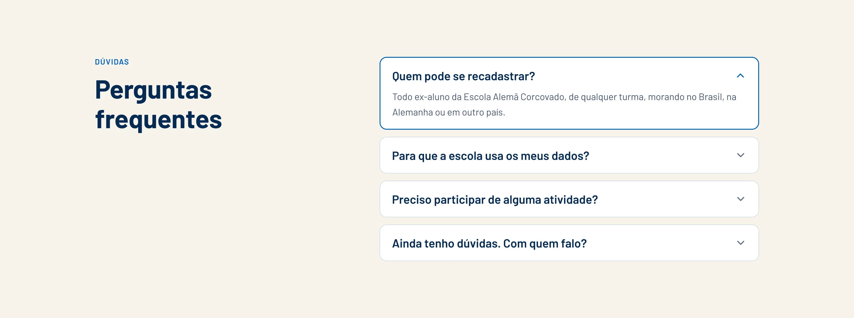 Perguntas frequentes