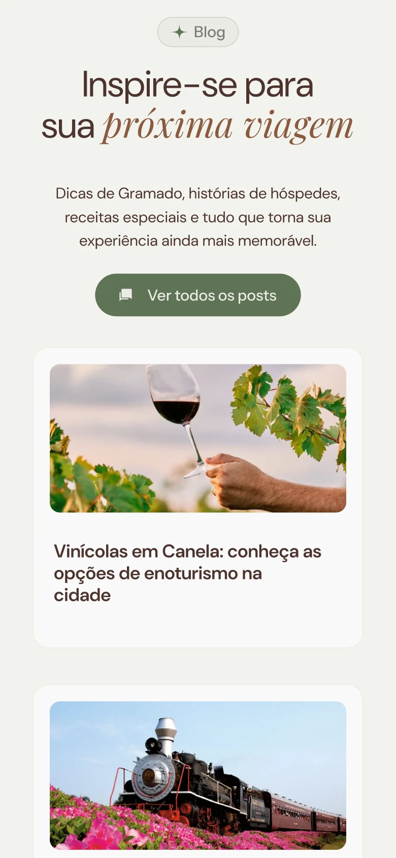 No celular: Blog