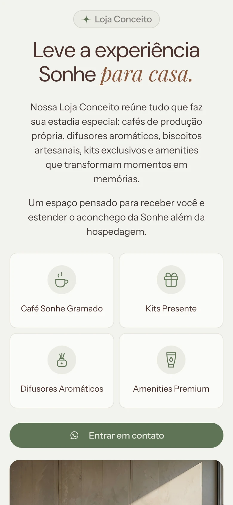 No celular: Loja Conceito